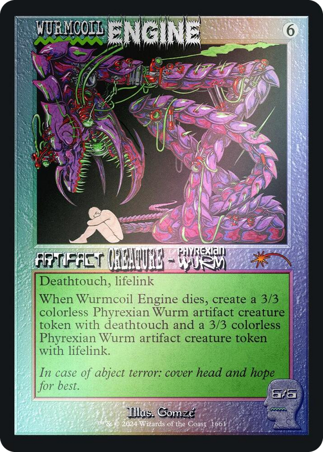 1661 Wurmcoil Engine (Rainbow Foil) M Secret Lair Drop Series