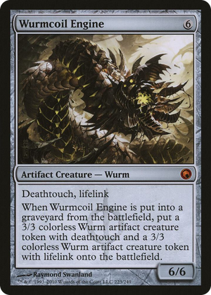 0223 Wurmcoil Engine (Scars of Mirrodin) P Oversize Cards