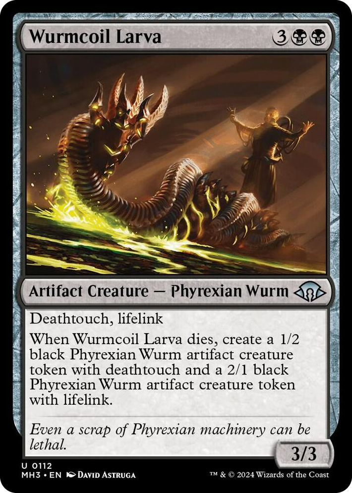 0112 Wurmcoil Larva U Modern Horizons 3