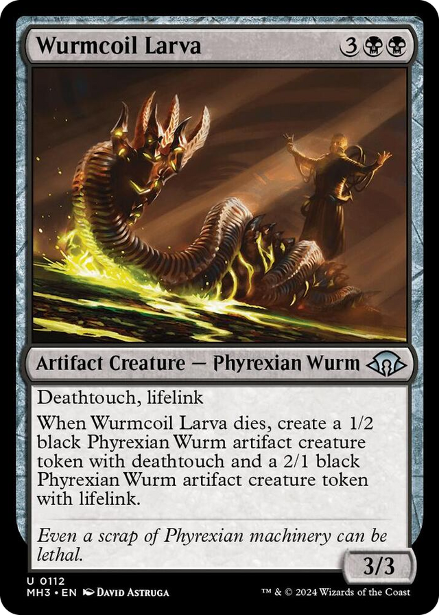 0112 Wurmcoil Larva U Modern Horizons 3
