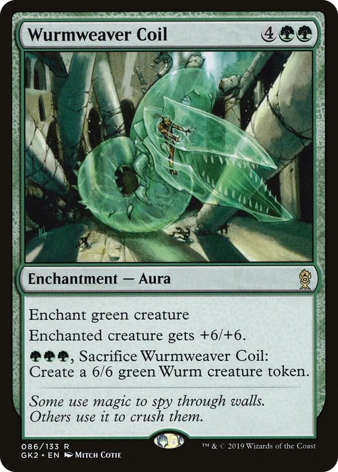0086 Wurmweaver Coil R Ravnica Allegiance: Guild Kits