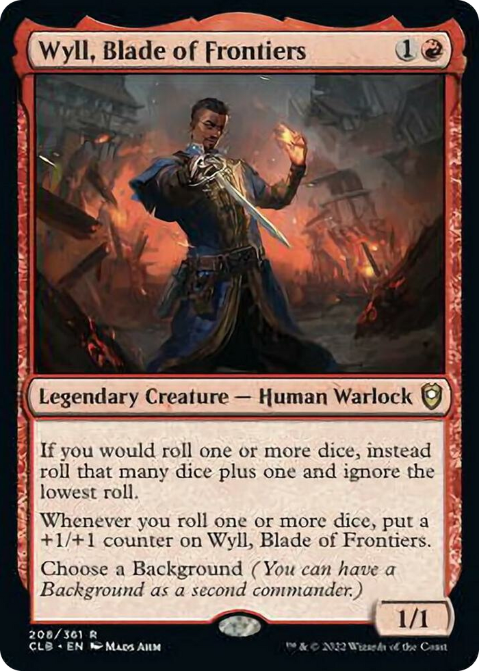 Wyll, Blade of Frontiers #208 R - Commander Legends: Battle for Baldur's Gate Pokemon card
