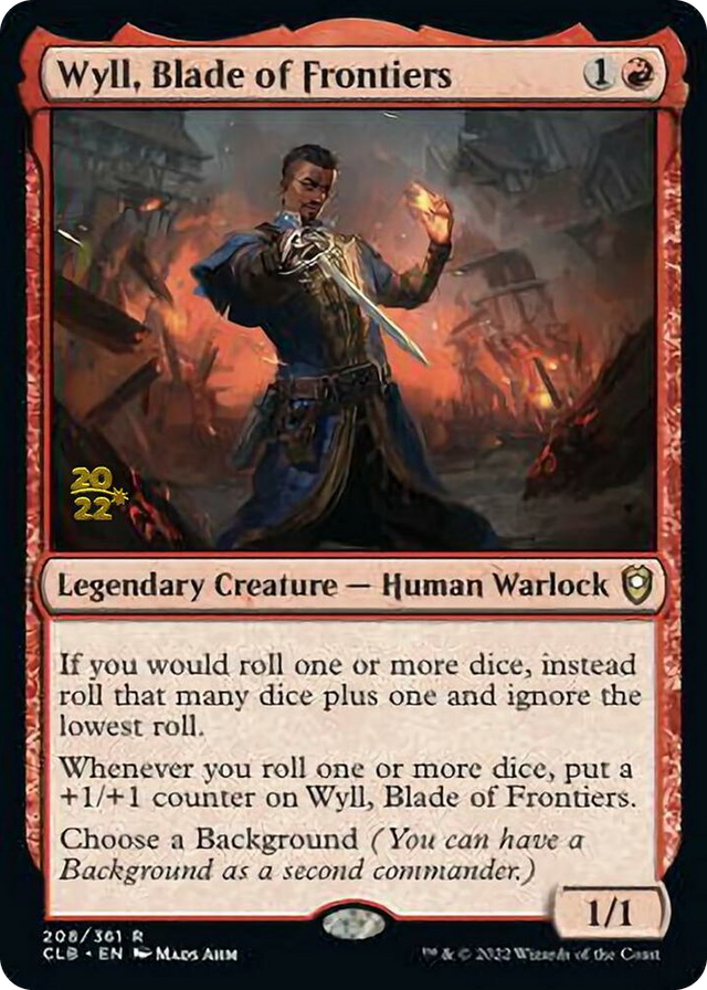 0208 Wyll, Blade of Frontiers R Prerelease Cards