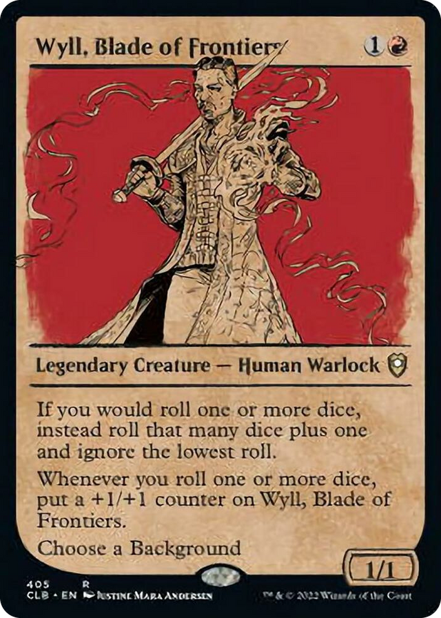 0405 Wyll, Blade of Frontiers (Showcase) R Commander Legends: Battle for Baldur's Gate