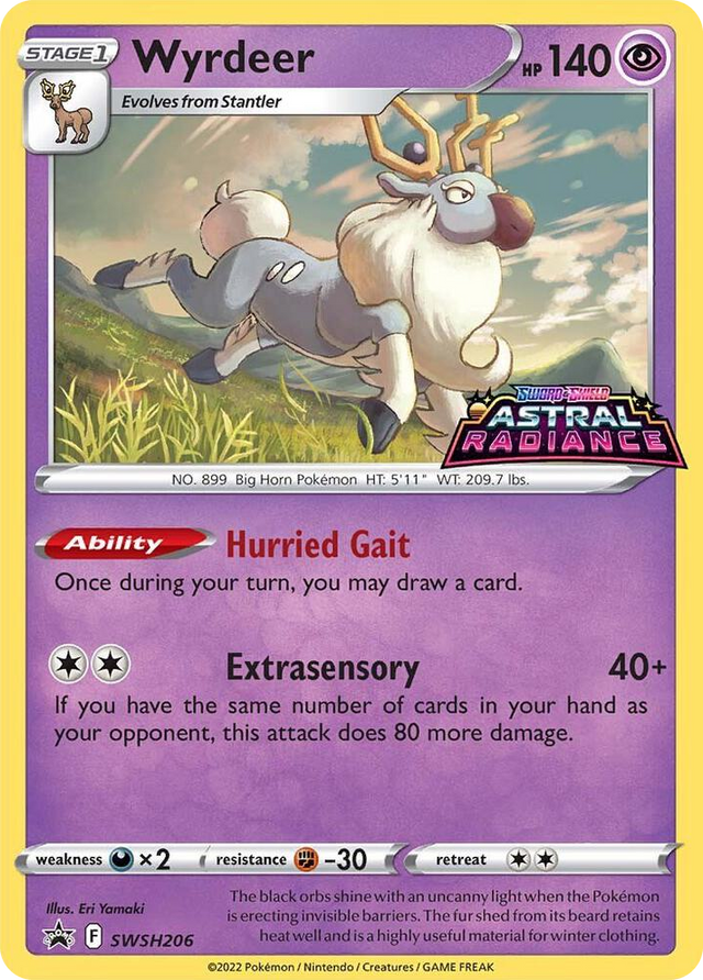0206 Wyrdeer - SWSH206 Promo Sword & Shield Promo Cards