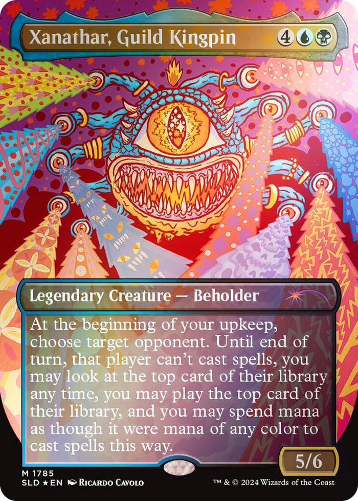 Xanathar, Guild Kingpin (Rainbow Foil) #1785 M - Secret Lair Drop Series Pokemon card