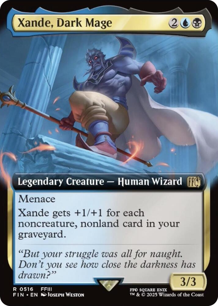 0516 Xande, Dark Mage (Extended Art) R FINAL FANTASY