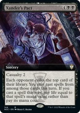 0144 Xander's Pact (Extended Art) R Commander: Streets of New Capenna