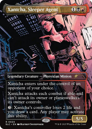 0024 Xantcha, Sleeper Agent R Secret Lair Countdown Kit