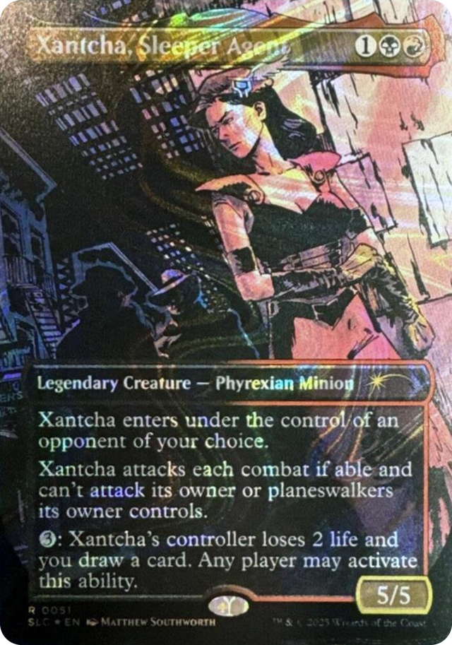 0051 Xantcha, Sleeper Agent (Halo Foil) R Secret Lair Countdown Kit