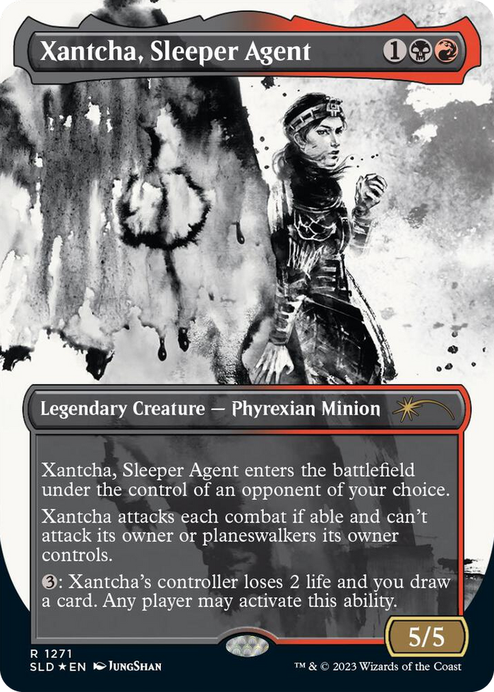 Xantcha, Sleeper Agent (Halo Foil) #1271 R - Secret Lair Drop Series Pokemon card
