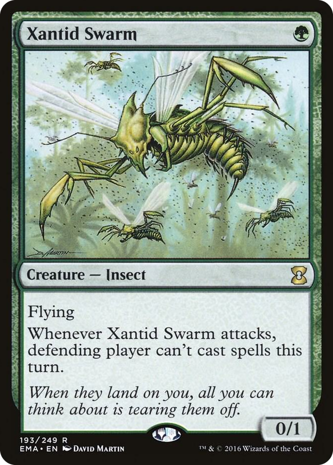 Xantid Swarm #193 R - Eternal Masters Pokemon card