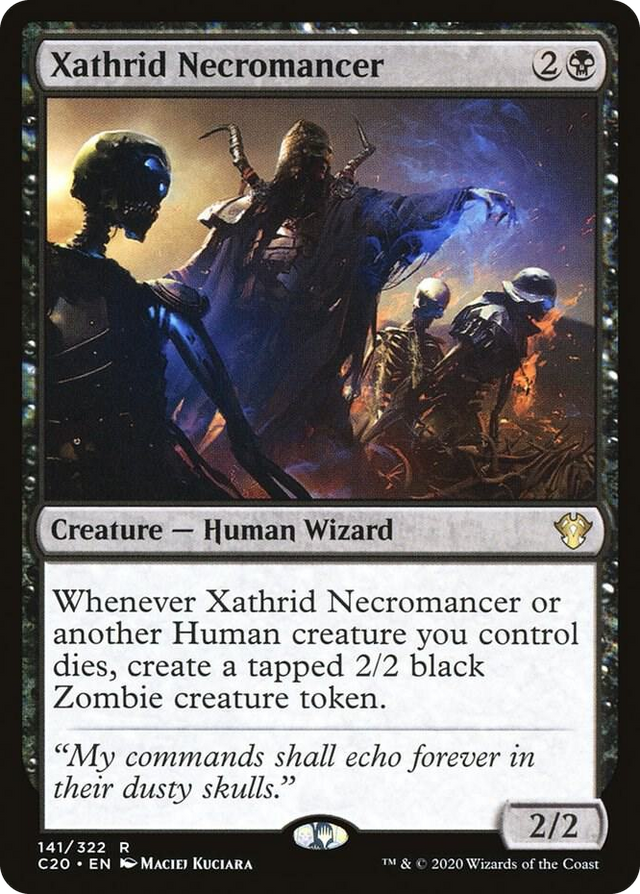 0141 Xathrid Necromancer R Commander 2020