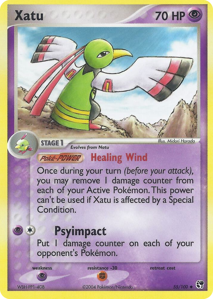 0055 Xatu Uncommon EX Battle Stadium