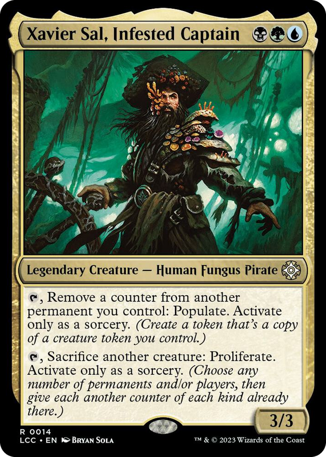 0014 Xavier Sal, Infested Captain R Commander: The Lost Caverns of Ixalan