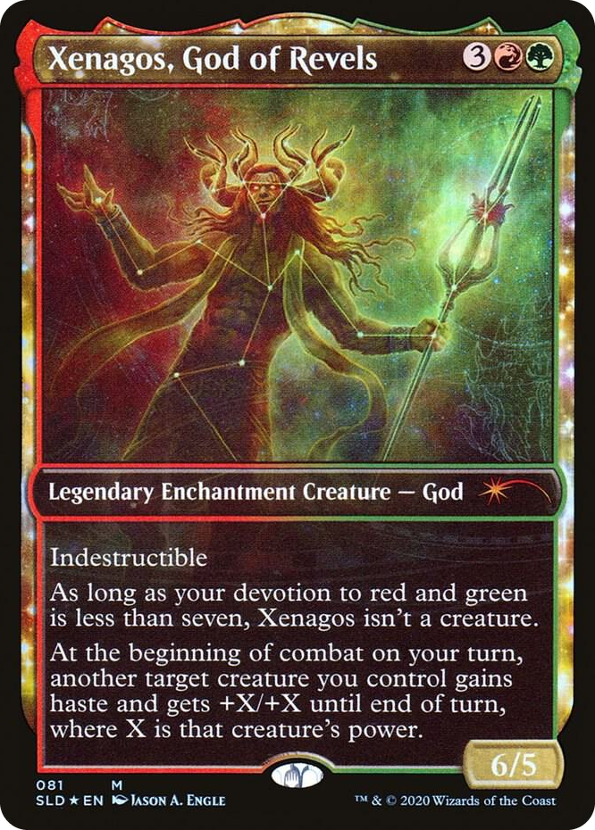 Xenagos, God of Revels #81 M - Secret Lair Drop Series Pokemon card
