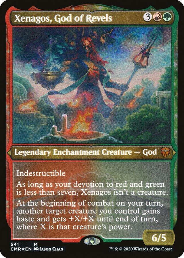 0541 Xenagos, God of Revels (Foil Etched) M Commander Legends