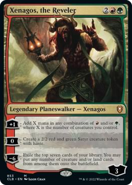 0853 Xenagos, the Reveler M Commander Legends: Battle for Baldur's Gate