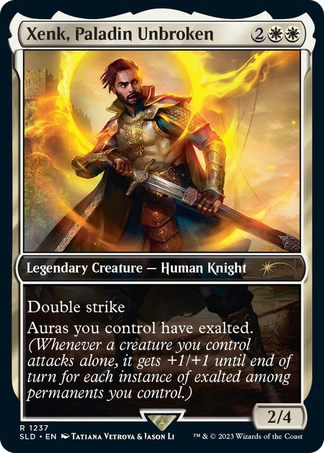 1237 Xenk, Paladin Unbroken R Secret Lair Drop Series