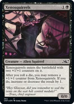 0382 Xenosquirrels (Galaxy Foil) C Unfinity