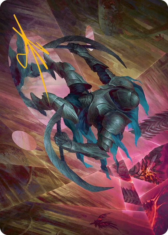 Xerex Strobe-Knight Art Card(Gold-Stamped Signature) #20 S - Art Series: March of the Machine Pokemon card