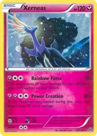 0107 Xerneas - 107/162 (Cosmos Holo) Promo Blister Exclusives