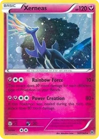 0107 Xerneas - 107/162 (Cosmos Holo) Promo Blister Exclusives