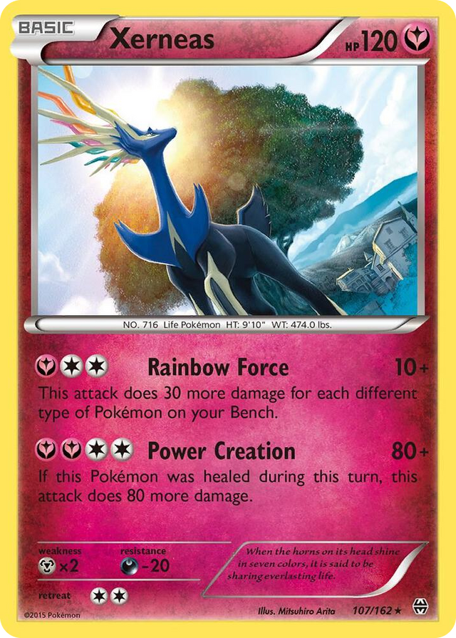 0107 Xerneas - 107/162 (XY BREAKthrough) Rare Deck Exclusives