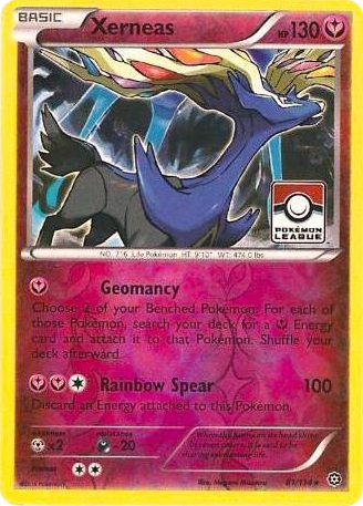 0081 Xerneas - 81/114 (Pokemon League) Promo League & Championship Cards
