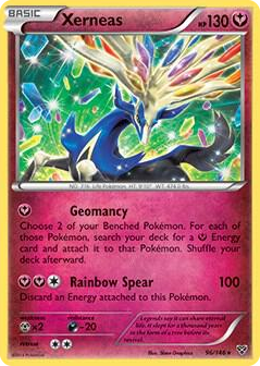 0096 Xerneas - 96/146 (Cracked Ice Holo) Holo Rare Deck Exclusives