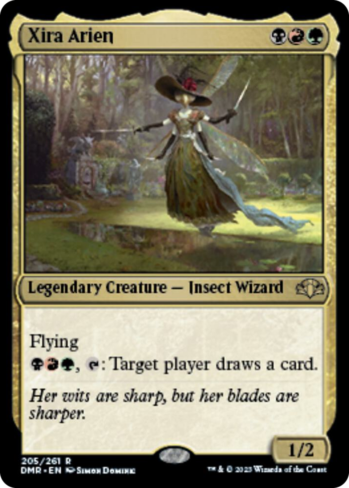 Xira Arien #205 R - Dominaria Remastered Pokemon card