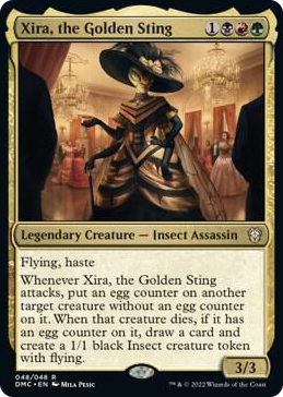 0048 Xira, the Golden Sting R Commander: Dominaria United