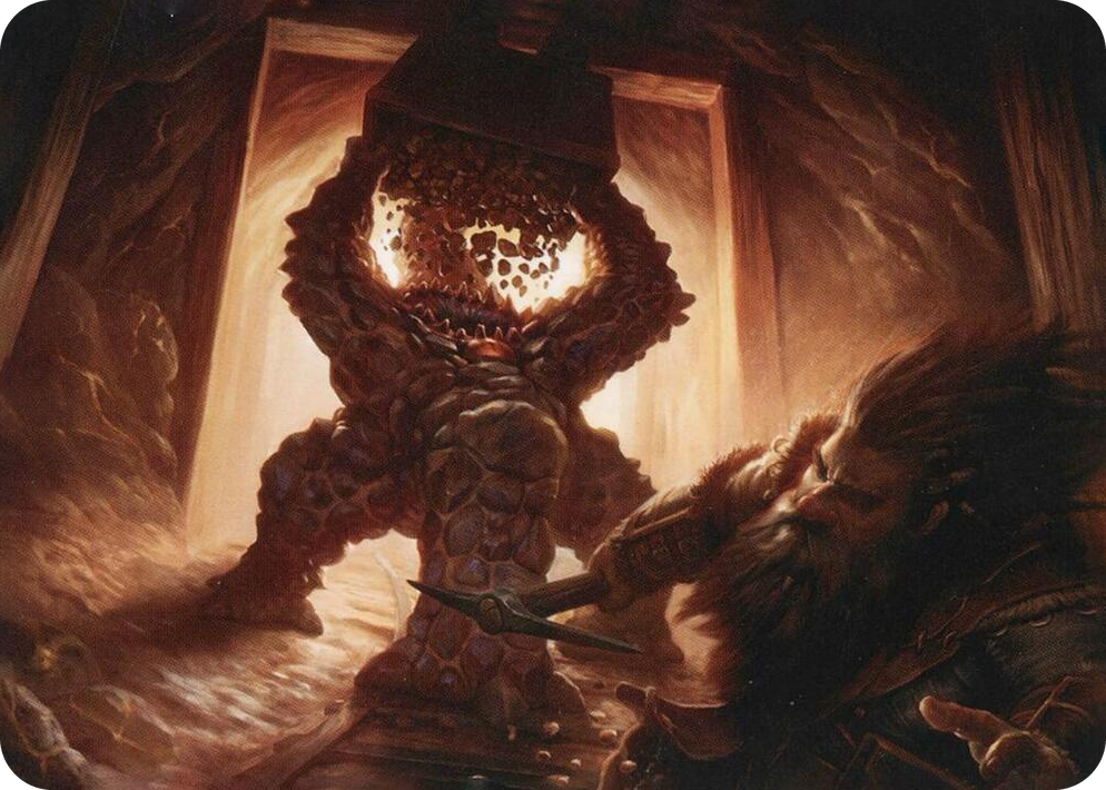 0023 Xorn Art Card S Art Series: Adventures in the Forgotten Realms