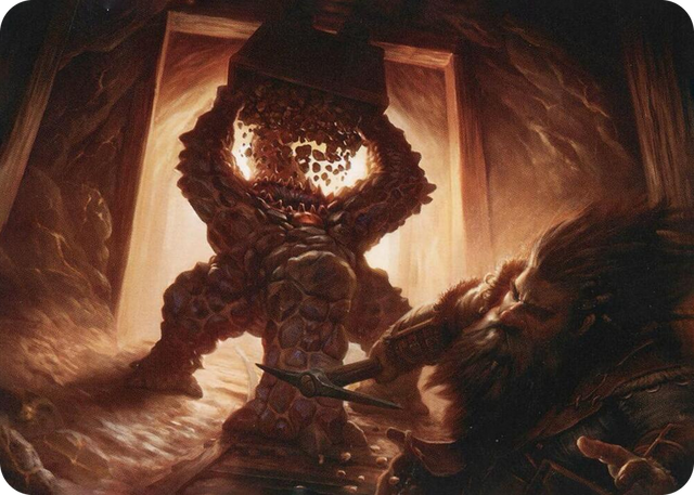 0023 Xorn Art Card S Art Series: Adventures in the Forgotten Realms