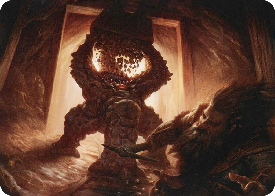 0023 Xorn Art Card S Art Series: Adventures in the Forgotten Realms