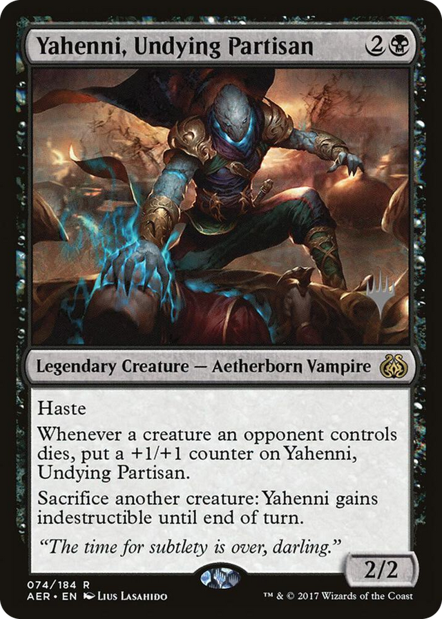 0074 Yahenni, Undying Partisan R Promo Pack: Core Set 2021