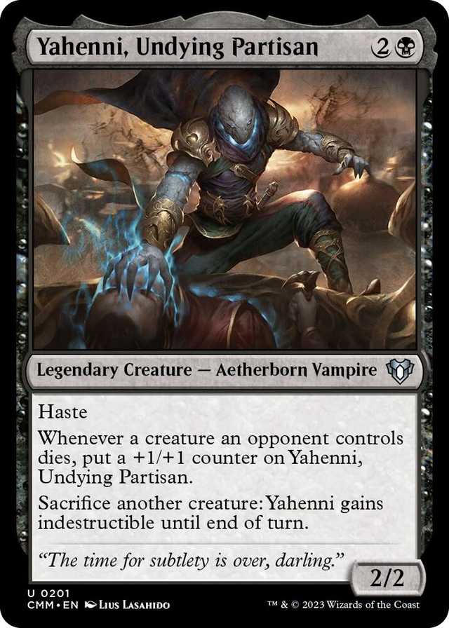 0201 Yahenni, Undying Partisan U Commander Masters