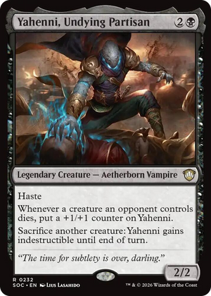 0232 Yahenni, Undying Partisan R Commander: Secrets of Strixhaven