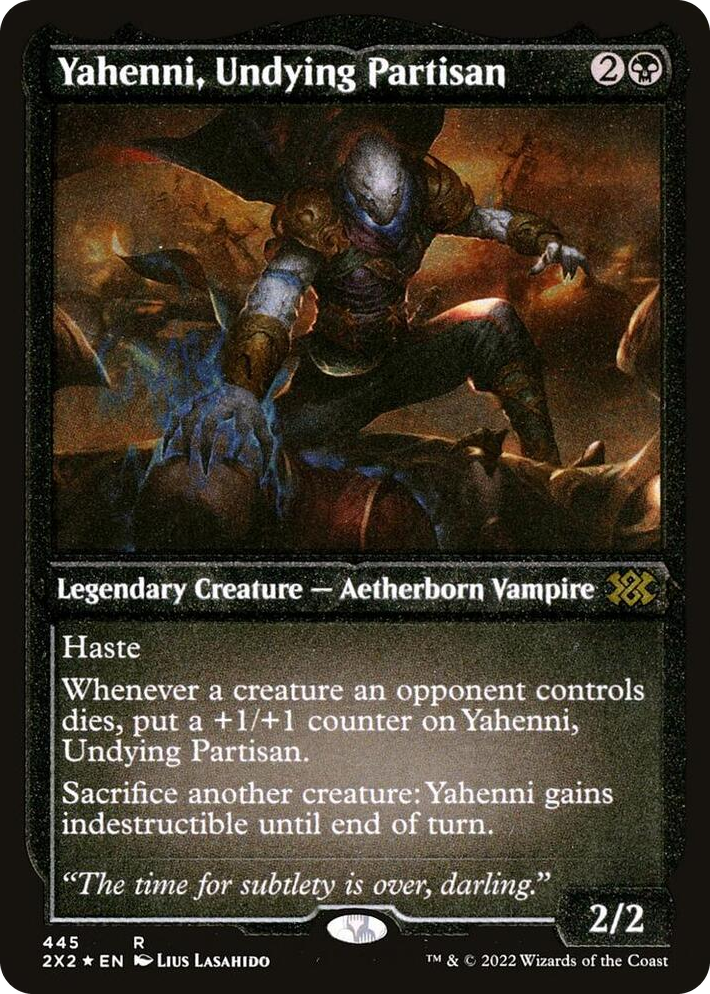 0445 Yahenni, Undying Partisan (Foil Etched) R Double Masters 2022