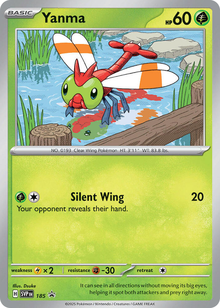 0185 Yanma - 185 Promo Scarlet & Violet Promo Cards