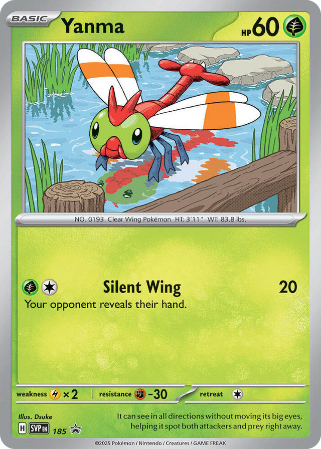 0185 Yanma - 185 Promo Scarlet & Violet Promo Cards