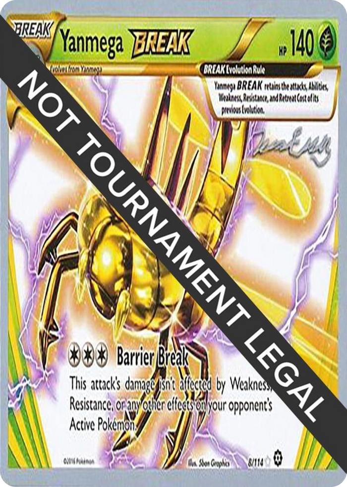 0008 Yanmega BREAK - 2016 (Jesper Eriksen) Rare BREAK World Championship Decks