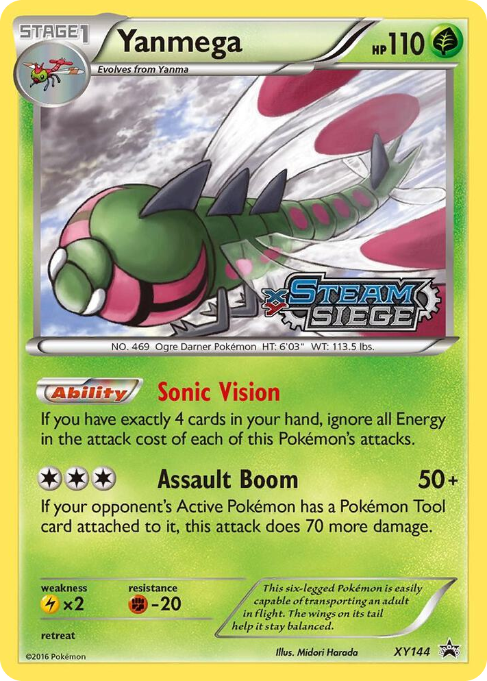 XY144 Yanmega (XY Steam Siege Prerelease) Promo XY Promos
