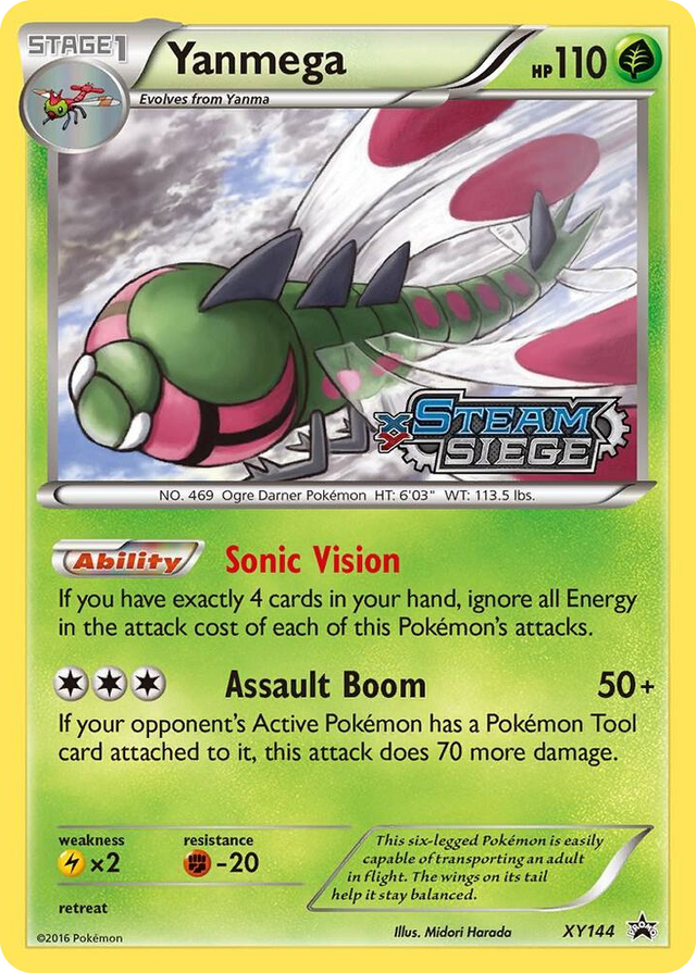 XY144 Yanmega (XY Steam Siege Prerelease) Promo XY Promos