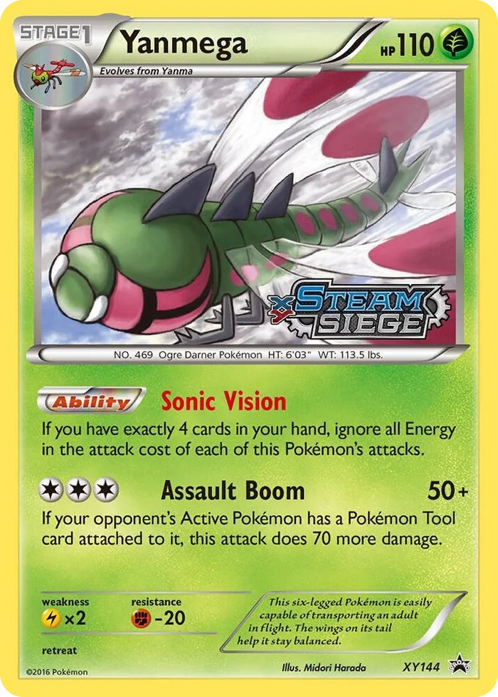 XY144 Yanmega (XY Steam Siege Prerelease) Promo XY Promos
