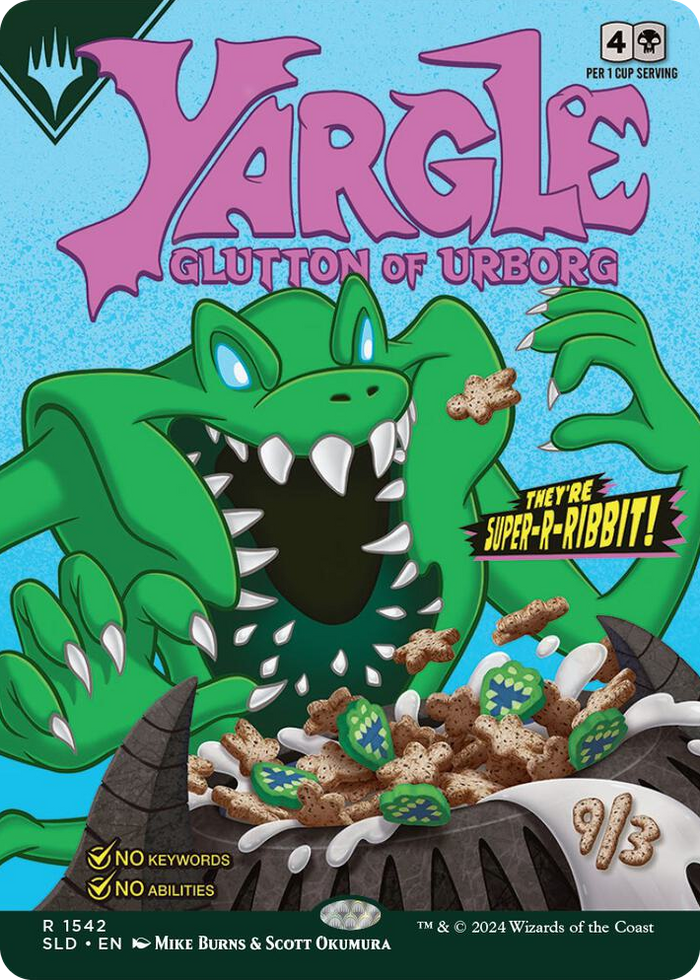 Yargle, Glutton of Urborg #1542 R - Secret Lair Drop Series Pokemon card