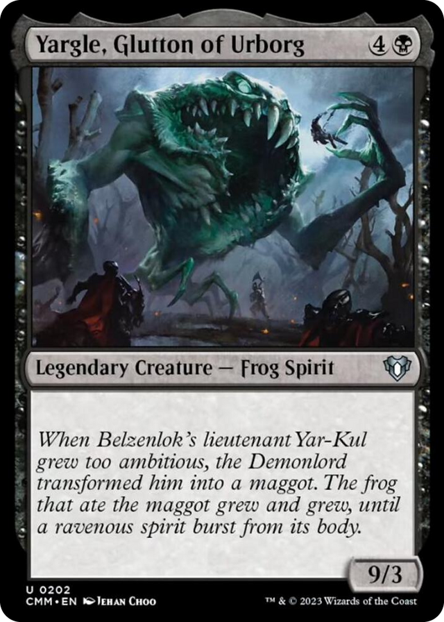 0202 Yargle, Glutton of Urborg U Commander Masters
