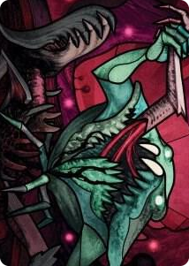 0072 Yargle, Glutton of Urborg Art Card S Art Series: March of the Machine