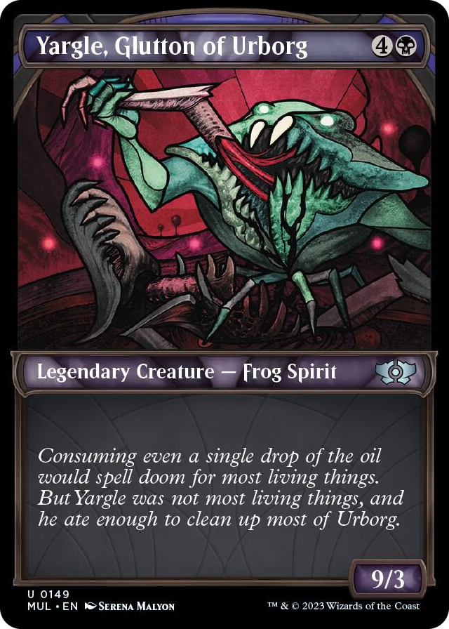 0149 Yargle, Glutton of Urborg (Halo Foil) U March of the Machine: Multiverse Legends