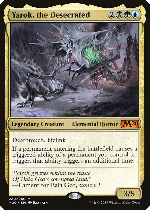 0220 Yarok, the Desecrated M Core Set 2020